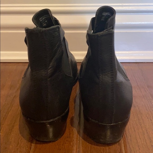 Splendid Black Leather Booties Size 7 - Picture 7 of 11
